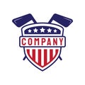 Golf Shield Emblem Badge logo