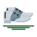 Golf shoe icon in flat style vector Royalty Free Stock Photo