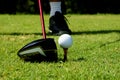 Golf shot Royalty Free Stock Photo