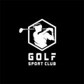Golf Sport logo designs concept vector. Royalty Free Stock Photo