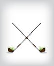 Golf stick illustration