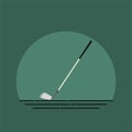 Golf Stick Vector Illustration Royalty Free Stock Photo