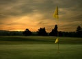 Golf Sunrise Royalty Free Stock Photo