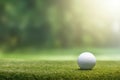 Golf sunrise background. Generate Ai Royalty Free Stock Photo