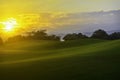 Golf Sunrise Royalty Free Stock Photo