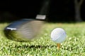 Golf swing Royalty Free Stock Photo