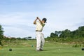 Golf Swing Royalty Free Stock Photo