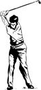 The Golf Swing Pose