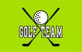Golf Team Label Royalty Free Stock Photo