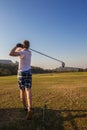 Golf Teenager Driver Practice Range