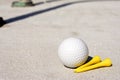 Golf Tees and ball Royalty Free Stock Photo