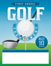 Golf Tournament Illustration Royalty Free Stock Photo