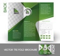 Golf Tournament Tri-Fold Brochure Royalty Free Stock Photo