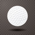 Golf trans ball Royalty Free Stock Photo