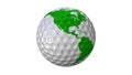 Golfball Earth Green Loop