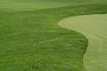 Golfcourse Fairway and Green Royalty Free Stock Photo