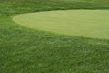 Golfcourse Fairway and Green Royalty Free Stock Photo