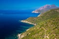 Golfe de Girolata from Bocca Di Palmarella, Corsica, France. Royalty Free Stock Photo