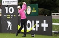 Golfer in action at the Seve trophy 2013 , france Royalty Free Stock Photo