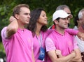 Golfer in action at the Seve trophy 2013 , france Royalty Free Stock Photo