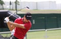 Golfer at the French open 2011 Royalty Free Stock Photo