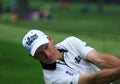 Golfer Jim Furyk swings away Royalty Free Stock Photo