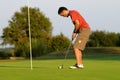 Golfer-seven Royalty Free Stock Photo