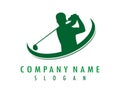 Golfer vector design Royalty Free Stock Photo