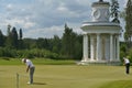 Golfers on the course