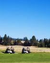 Golfers looking for the ball