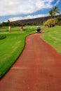 Golfing in Oahu, Hawaii