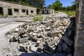 Ruins on the Goli otok prison in Croatia Royalty Free Stock Photo