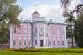 GOLITSYNO, RUSSIA - September, 2020: View of Manor of Prince Golitsyn in village of Bolshiye Vyazemy Royalty Free Stock Photo