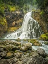 The Gollinger Waterfall near Hallein in Salzburg Austria