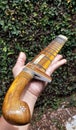 golok the traditional machete from Indonesia Royalty Free Stock Photo