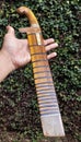 golok the traditional machete from Indonesia Royalty Free Stock Photo