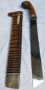 golok the traditional machete from indonesia Royalty Free Stock Photo