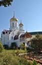 Golovinka microdistrict, Sochi, Krasnodar Territory, Russia, October 13, 2020: Church of St. Nina Equal to Apostles on sunny day