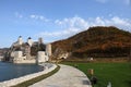 Golubac fortress on Danube river landmark Serbia Royalty Free Stock Photo