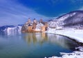 Golubac fortress on Danube river, Serbia Royalty Free Stock Photo