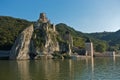 Golubac fortress view from a ship at Danube river Royalty Free Stock Photo