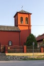 Orthodox church in town of Golubac, Serbia