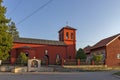 Orthodox church in town of Golubac, Serbia