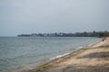 Goma, DR Congo Border Seen from Beach along Lake Kivu, Gisenyi