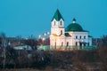 Gomel, Belarus. Church Of St Nicholas The Wonderworker In Lighting Royalty Free Stock Photo