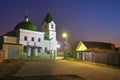 Gomel, Belarus. Church Of St Nicholas The Wonderworker In Lighting Royalty Free Stock Photo