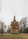 GOMEL, BELARUS - July 29, 2016: Panoramic view in the Park Ensemble of Gomel Palace of the Rumyantsevs and Paskevichs.