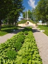 Gomel, BELARUS - MAY 26, 2023: The district center is the city of Buda Kosheleva. memorial