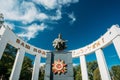 Gomel, Belarus. Monument Dedicated To Memory Of The Great Patriotic War.