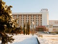 GOMEL, BELARUS - NOVEMBER 28, 2018: Hotel Tourist on Sovetskaya Street